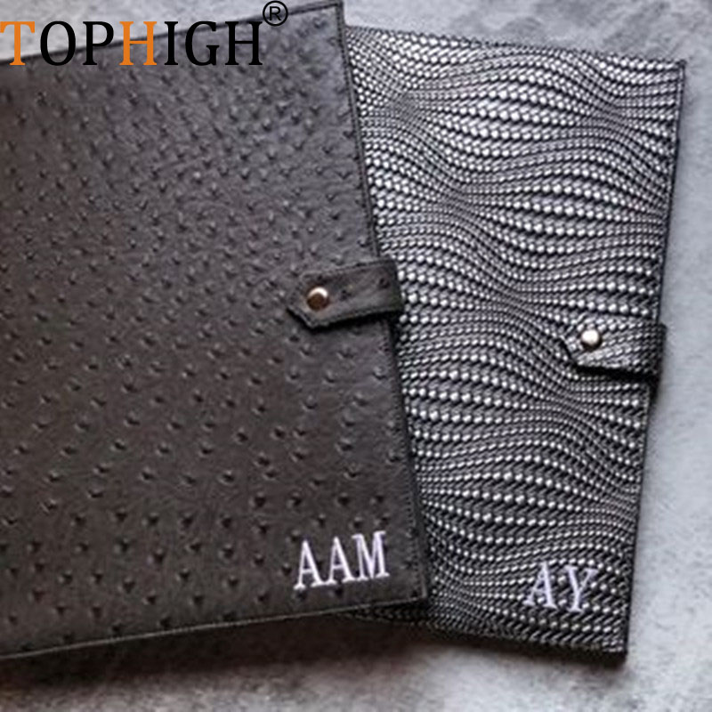Portfolio Folder Zip - TOPHIGH Newly Office Women Crocodile Ostrich