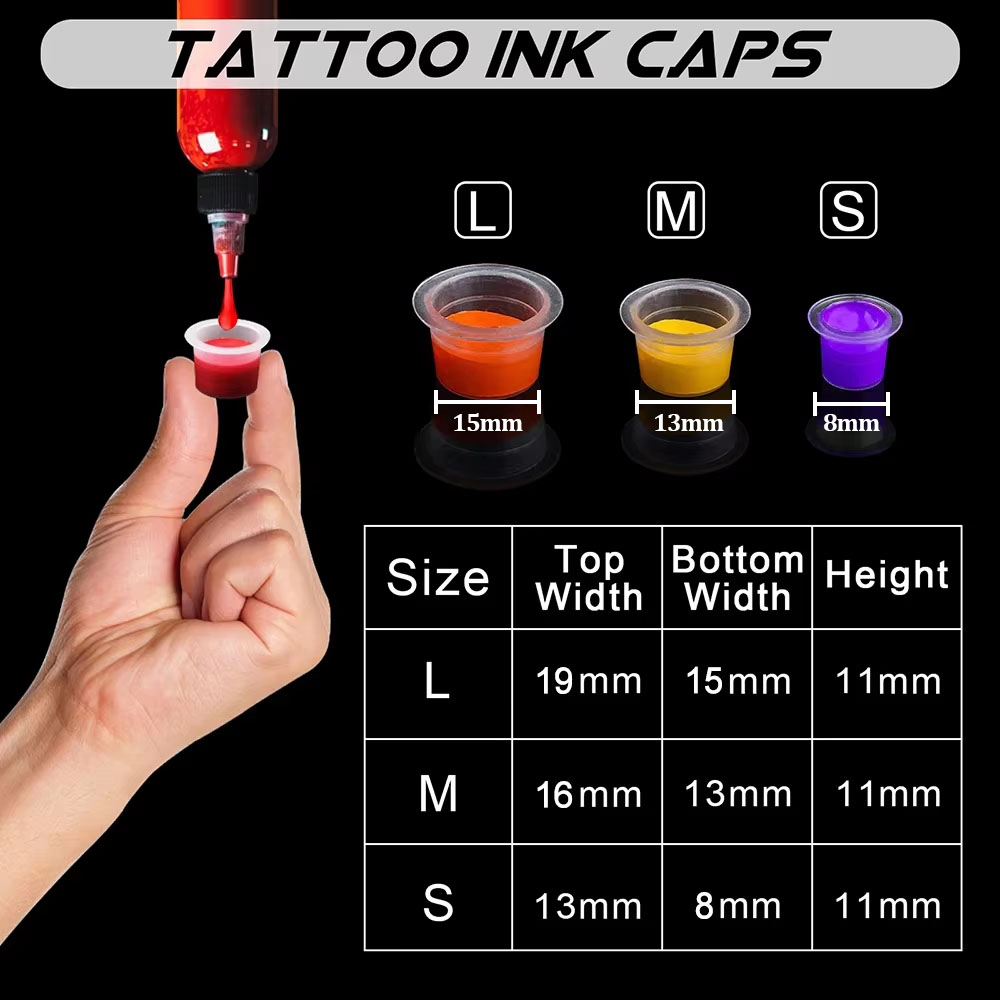 1000/500/100pcs Plastic Tattoo - огляд і ціна Calligraphy Ink Bottle