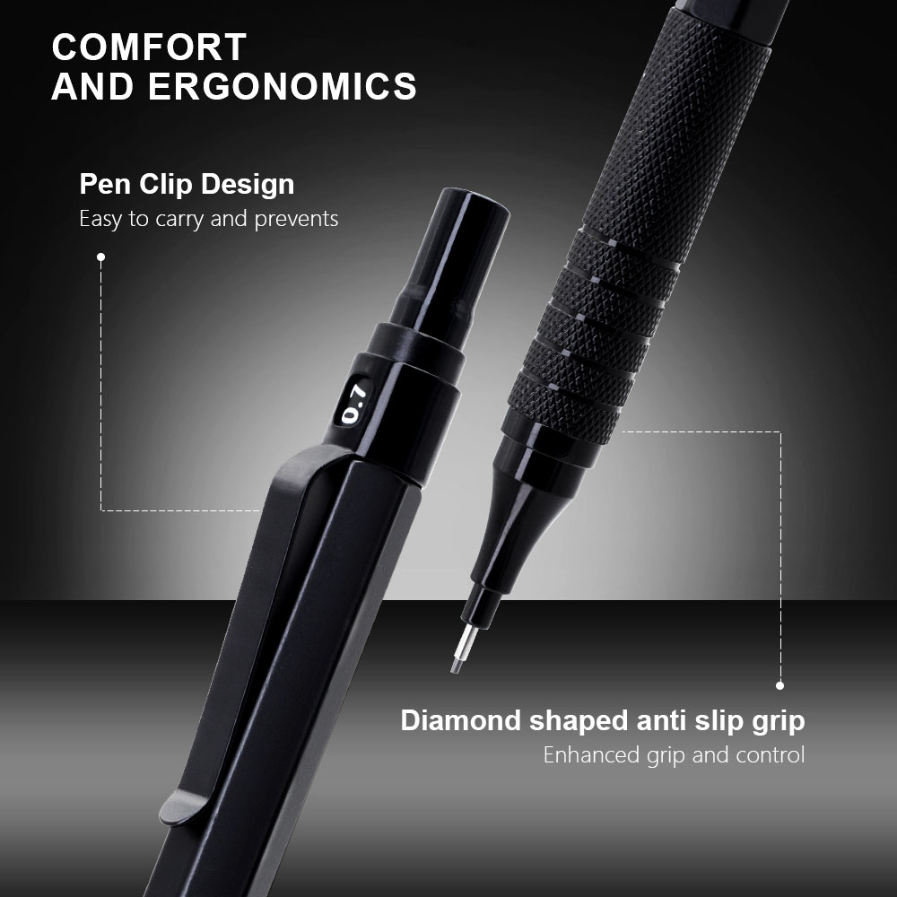 Black Low Center of Gravity Me - огляд і ціна Mechanical Pencil Lead