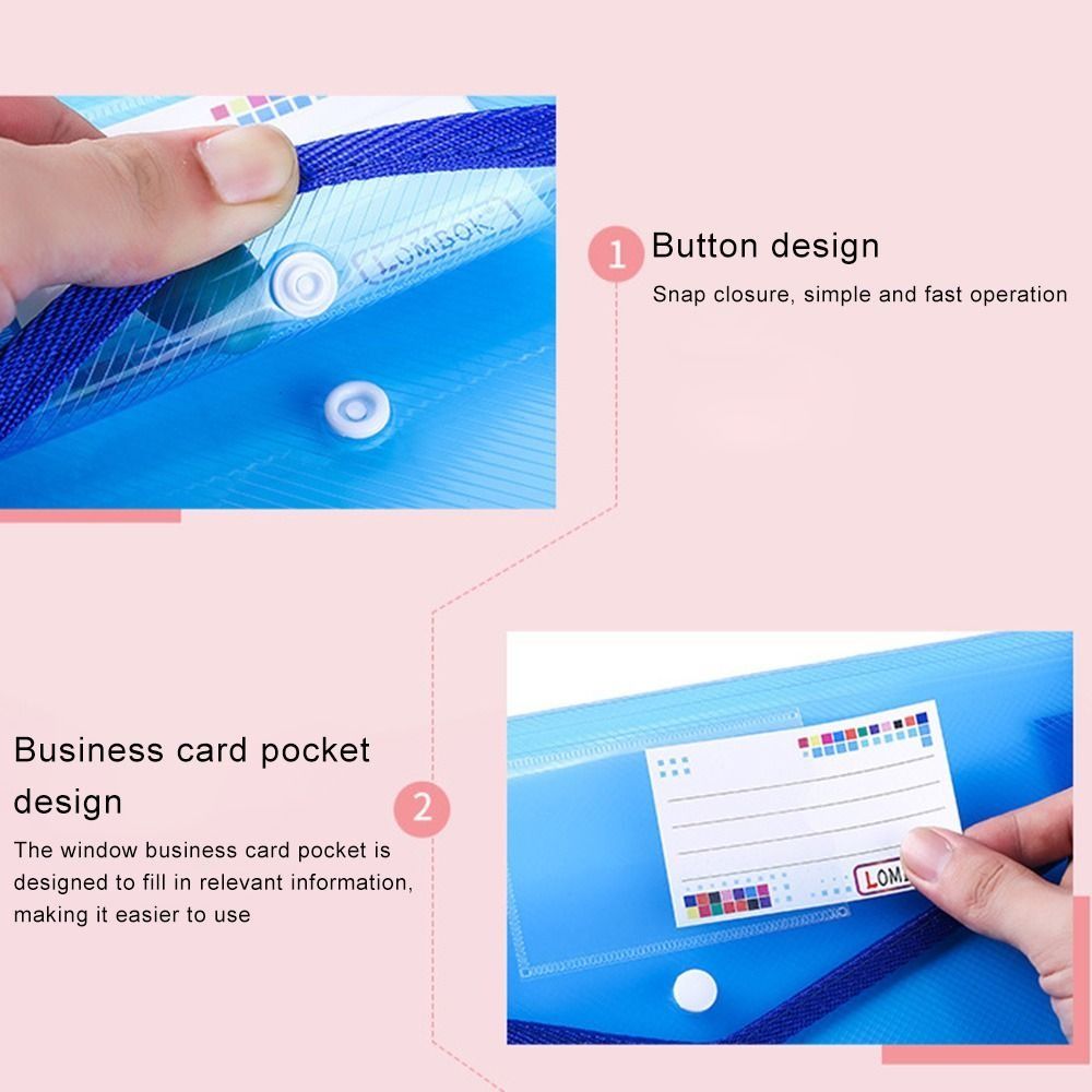 1-10PCS Waterproof A4 A5 Snap  - огляд і ціна Is Stationery Office Supply