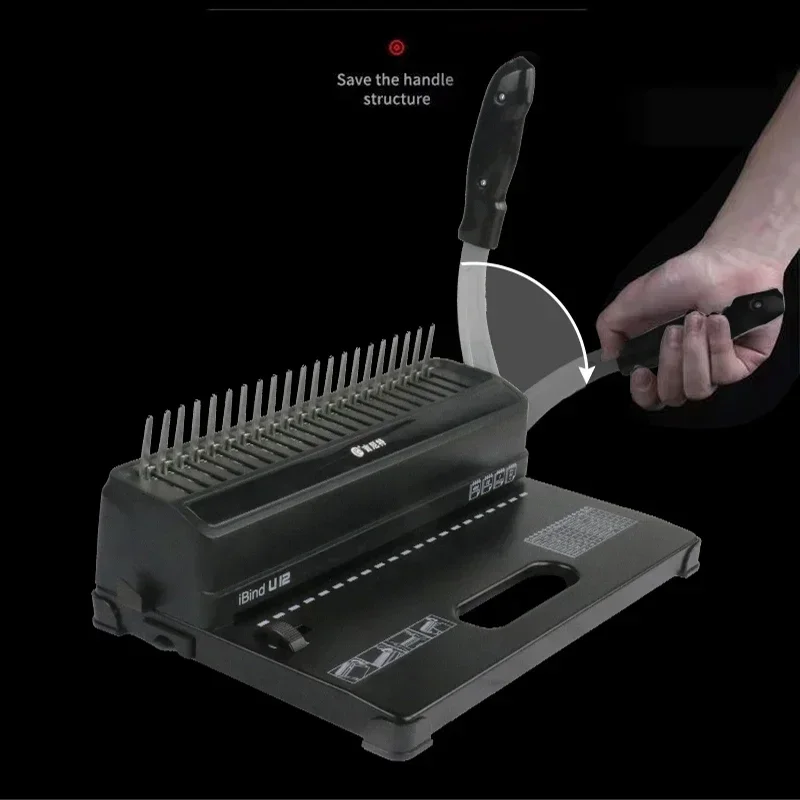 U12 comb binding machine manua - огляд і ціна Binding Comb Plastic