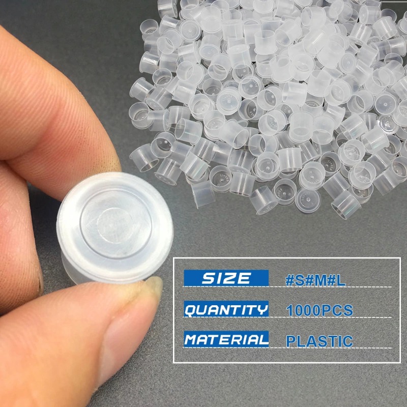 100Pcs Plastic Tattoo Ink Cups - огляд і ціна Calligraphy Ink Bottle