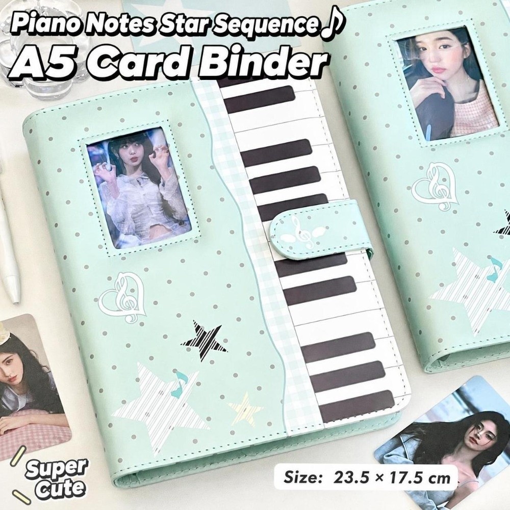Cute Polka Dot Piano Binder No - огляд і ціна Notebook Dotted A5
