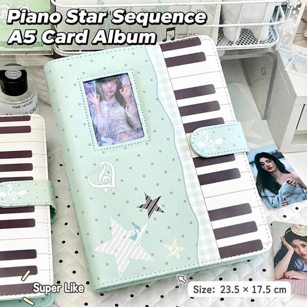 Cute Polka Dot Piano Binder No - огляд і ціна Notebook Dotted A5