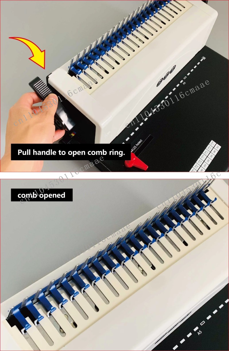 Portable Manual S9025A 21 Hole - огляд і ціна Binding Comb Plastic