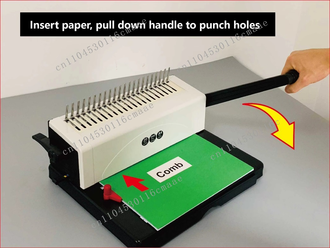Portable Manual S9025A 21 Hole - огляд і ціна Binding Comb Plastic